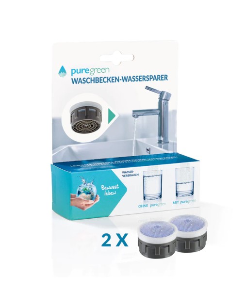Waschbecken-Wassersparer 2er Pack