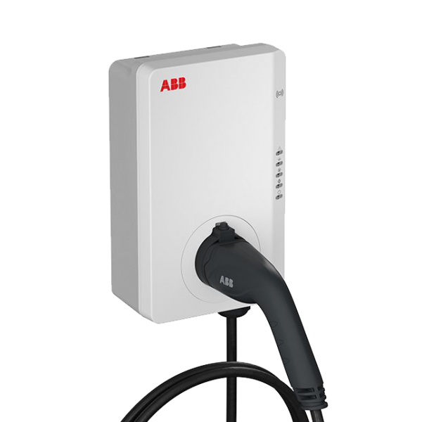 ABB Terra AC-Wallbox (inkl. 5m Typ 2 Kabel, 11 kW, RFID/APP, EM, LAN/WLAN, DC, OCPP 1.6)